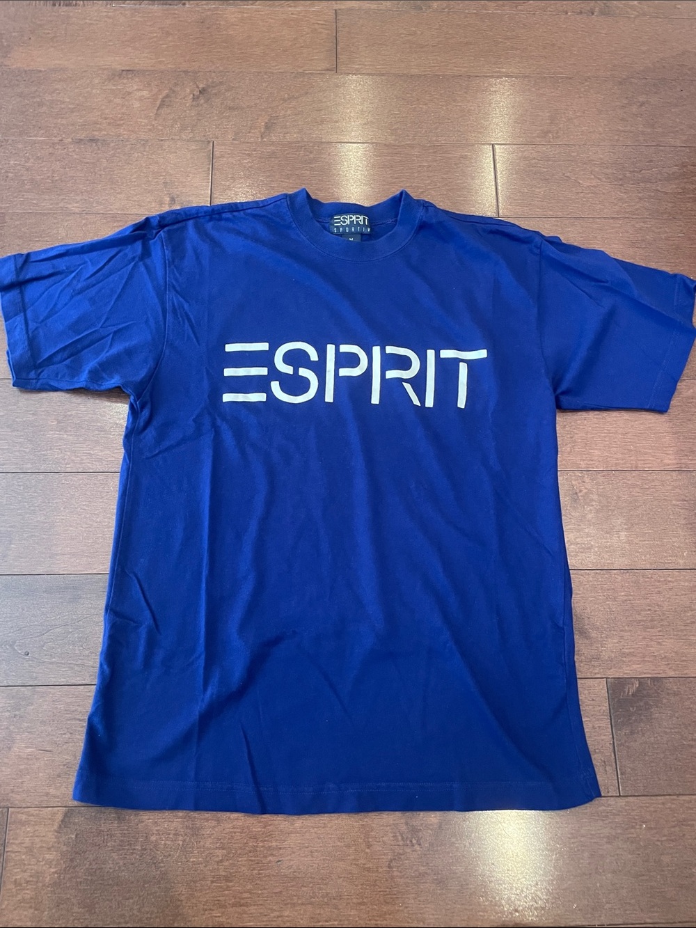 Esprit Royal Blue Short-Sleeve Logo Tee